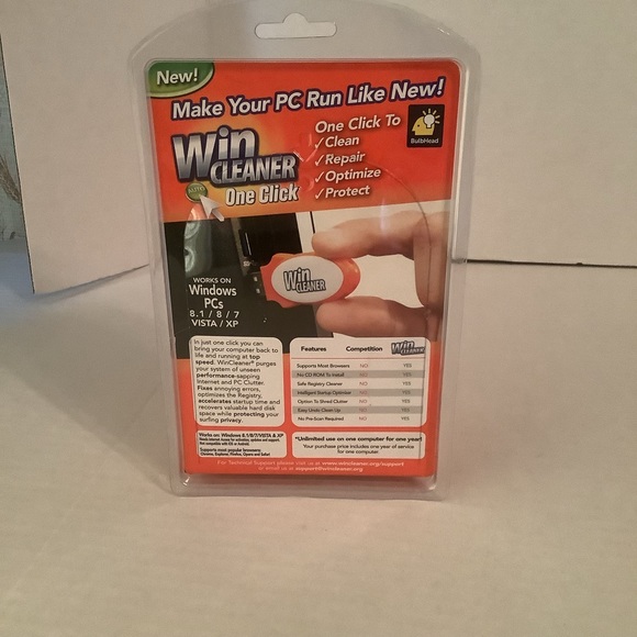 WinCleaner One Click Auto USB PC Computer Windows Clean Repair Protect - Picture 2 of 5